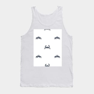 Silhouette seamless pattern of crabs Tank Top